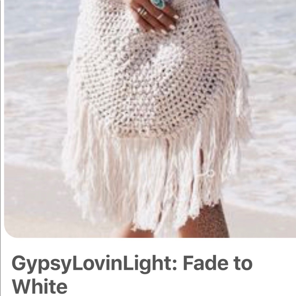 White Macrame Beach Bag